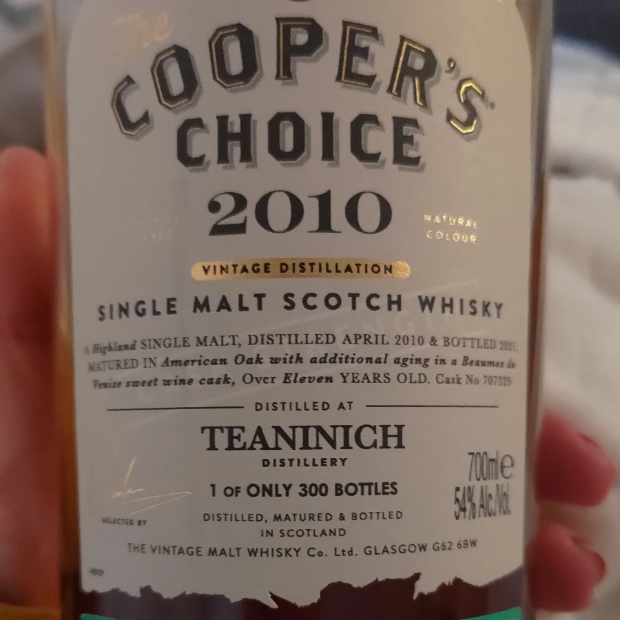 Inchgower 12 Years Old 2010 Cooper's Choice