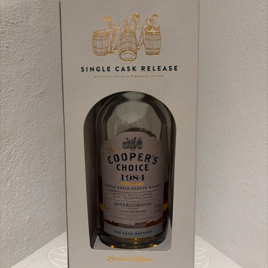 The Cooper's Choice 1984 Invergordon 30 year