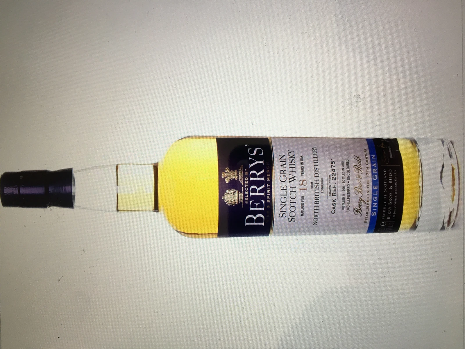 North British 1996 18 Year Cask #224751 (Berry Bros. & Rudd)