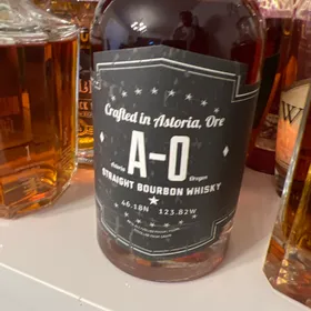 A-O straight bourbon