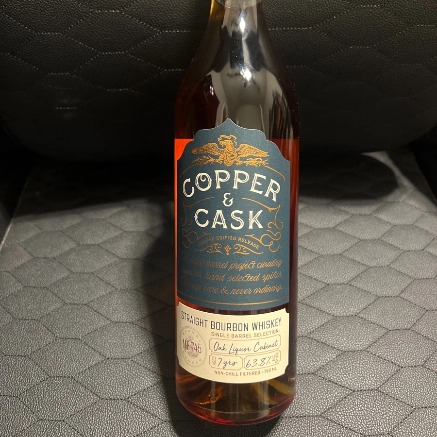 Copper & Cask Straight Bourbon Whiskey Single Barrel