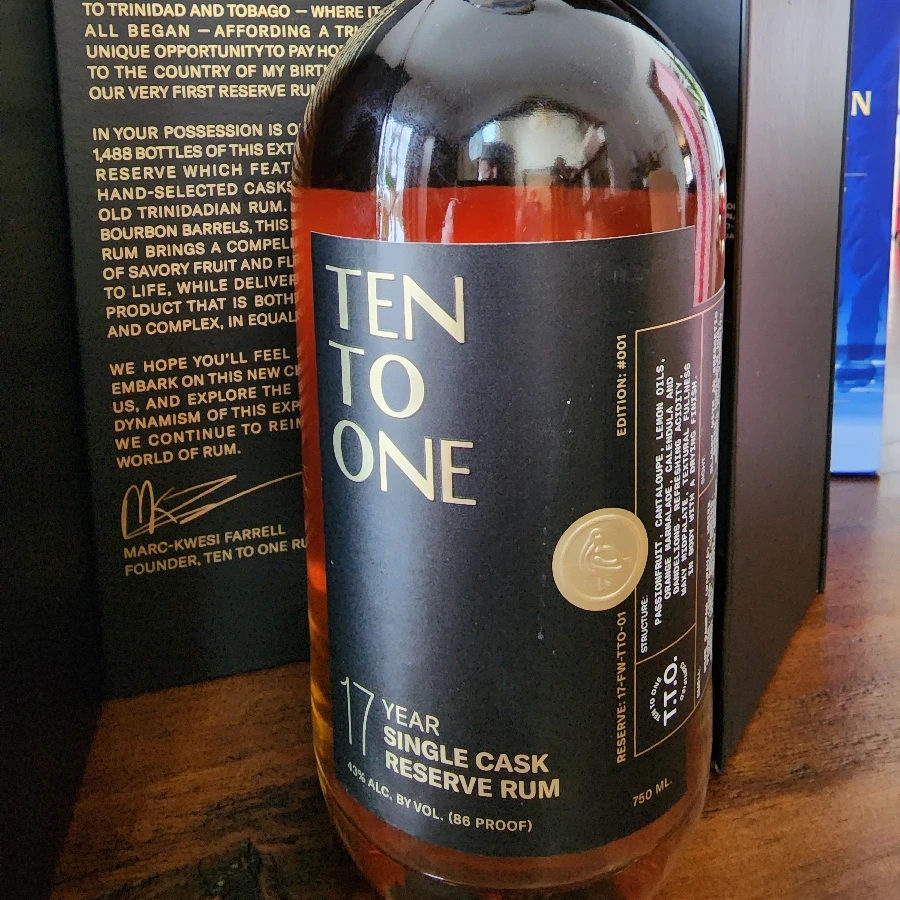Ten to One 17 Year Single Cask Reserve Rum