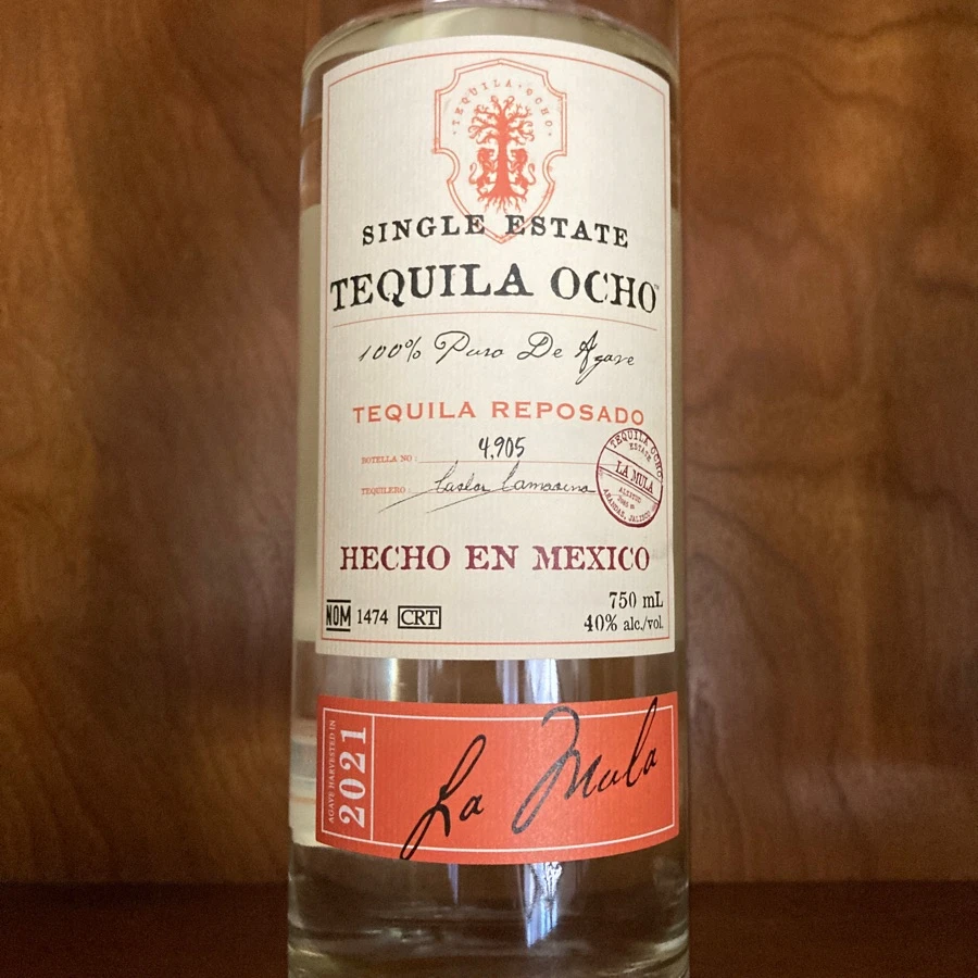 Tequila Ocho Reposado La Mula 2021
