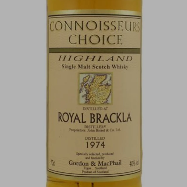 Royal brackla 1974 connoisseurs choice