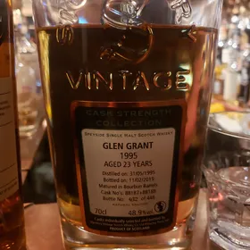 Glen Grant 1995 23 Year Cask Strength Collection (Signatory)