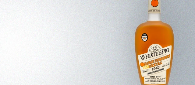 WhistlePig Orange Fashioned Dry Cocktail