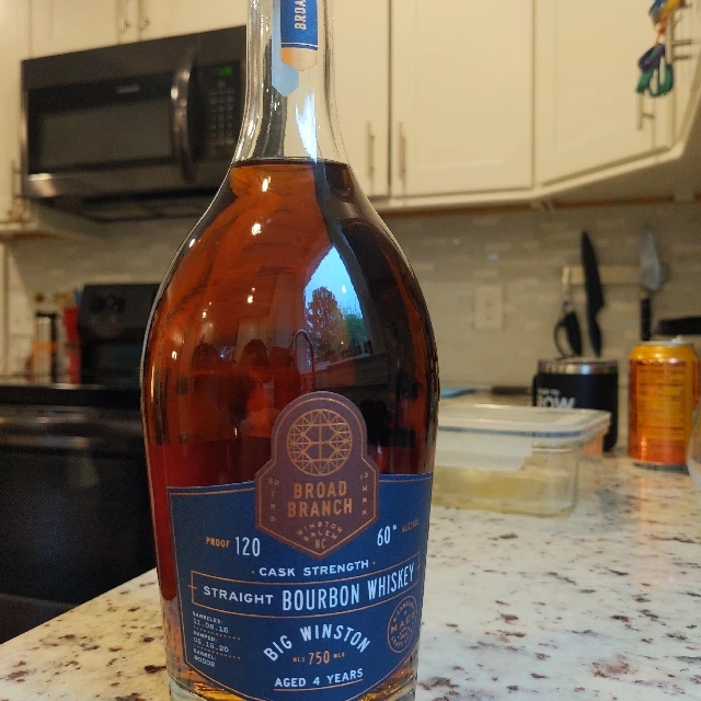 Broad Branch Big Winston Cask Strength Straight Bourbon Whiskey