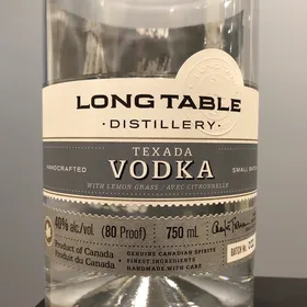 Long Table Texada Vodka