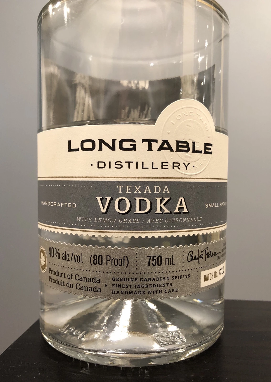 Long Table Texada Vodka