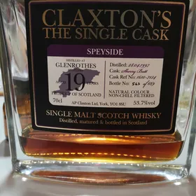 Claxton's single cask 19y