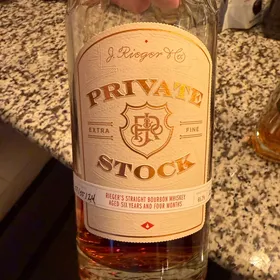 J. Rieger Private Stock - Reiger's Straight Bourbon Whiskey