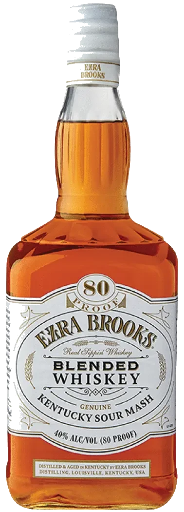 Ezra Brooks White Label Blended Whiskey