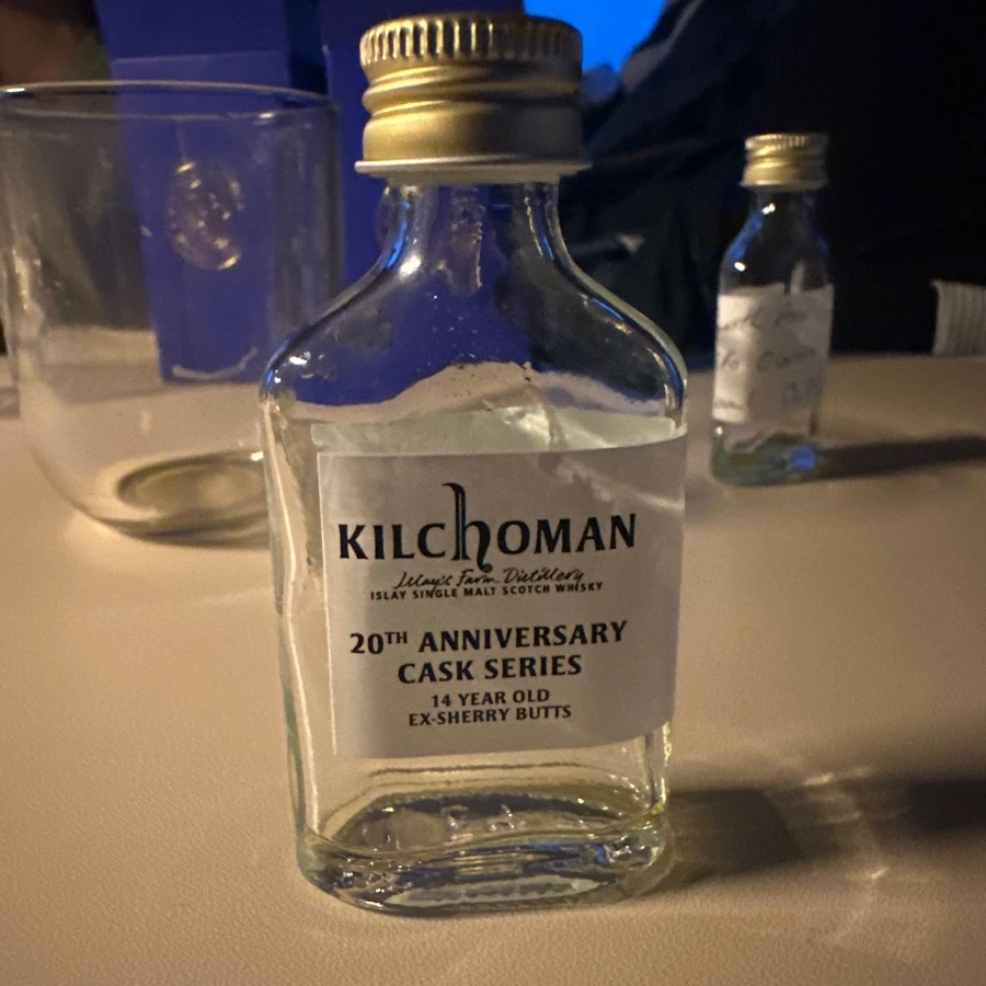 Kilchoman 14 year old ex-sherry butt 20th anniversary cask series