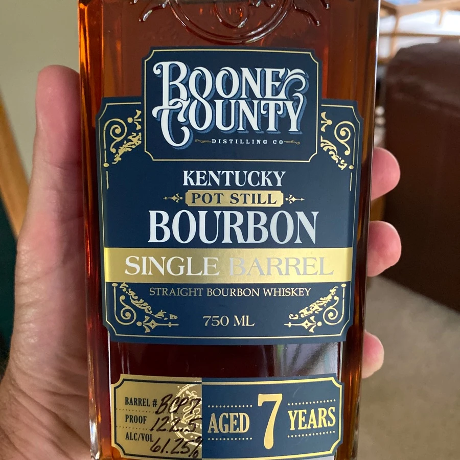 Boone County 7 Year Pot Still Single Barrel Bourbon