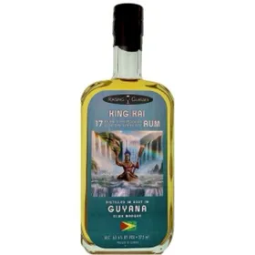 Raising Glasses King Kai Distilled In 2007 in Guyana 17 Year Single Cask Rum