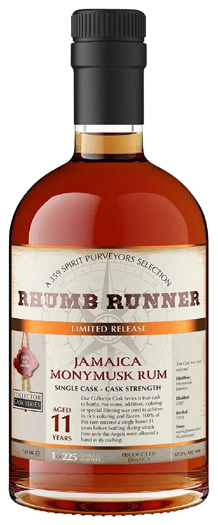 RHUMB RUNNER JAMAICA MONYMUSK RUM 11 Year