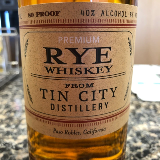 Tin City Rye Whiskey