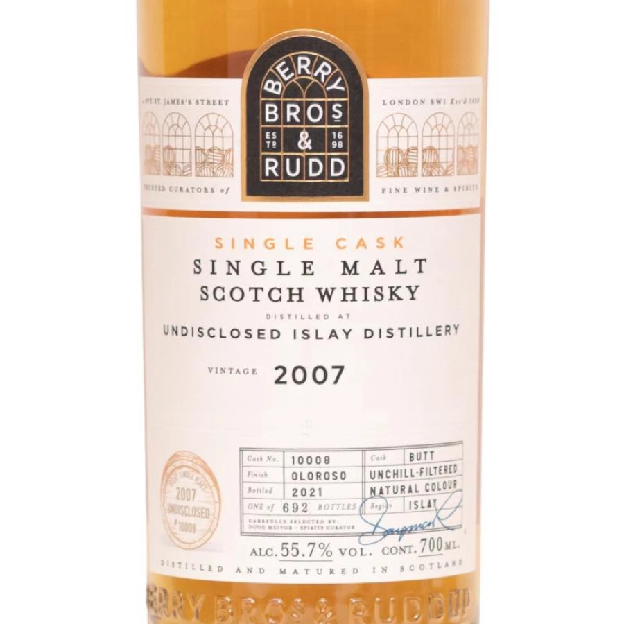 An Undisclosed Islay Distillery 2007 BR