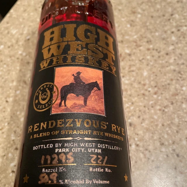 High West Rendezvous Rye Calvados Finish