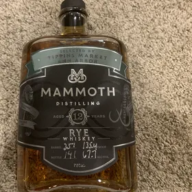Mammoth 12 Year Single Barrel Rye (Tippins Market - Ann Arbor) The Muse