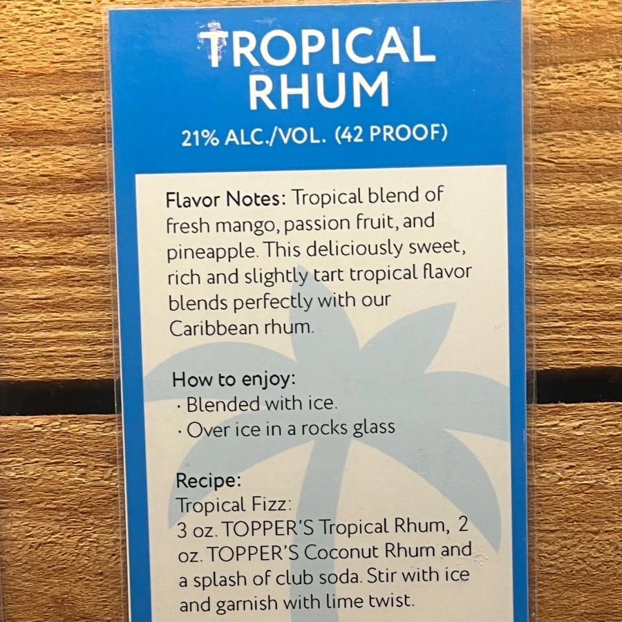 Topper's Rhum Tropical