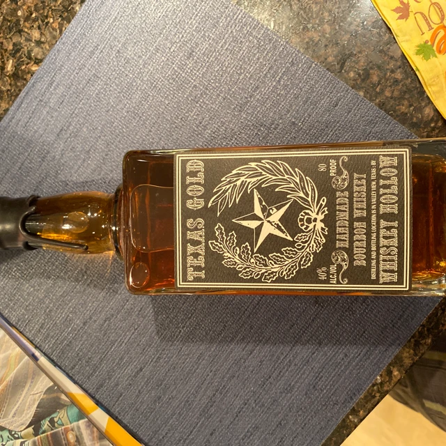 Whiskey hollow Texas gold