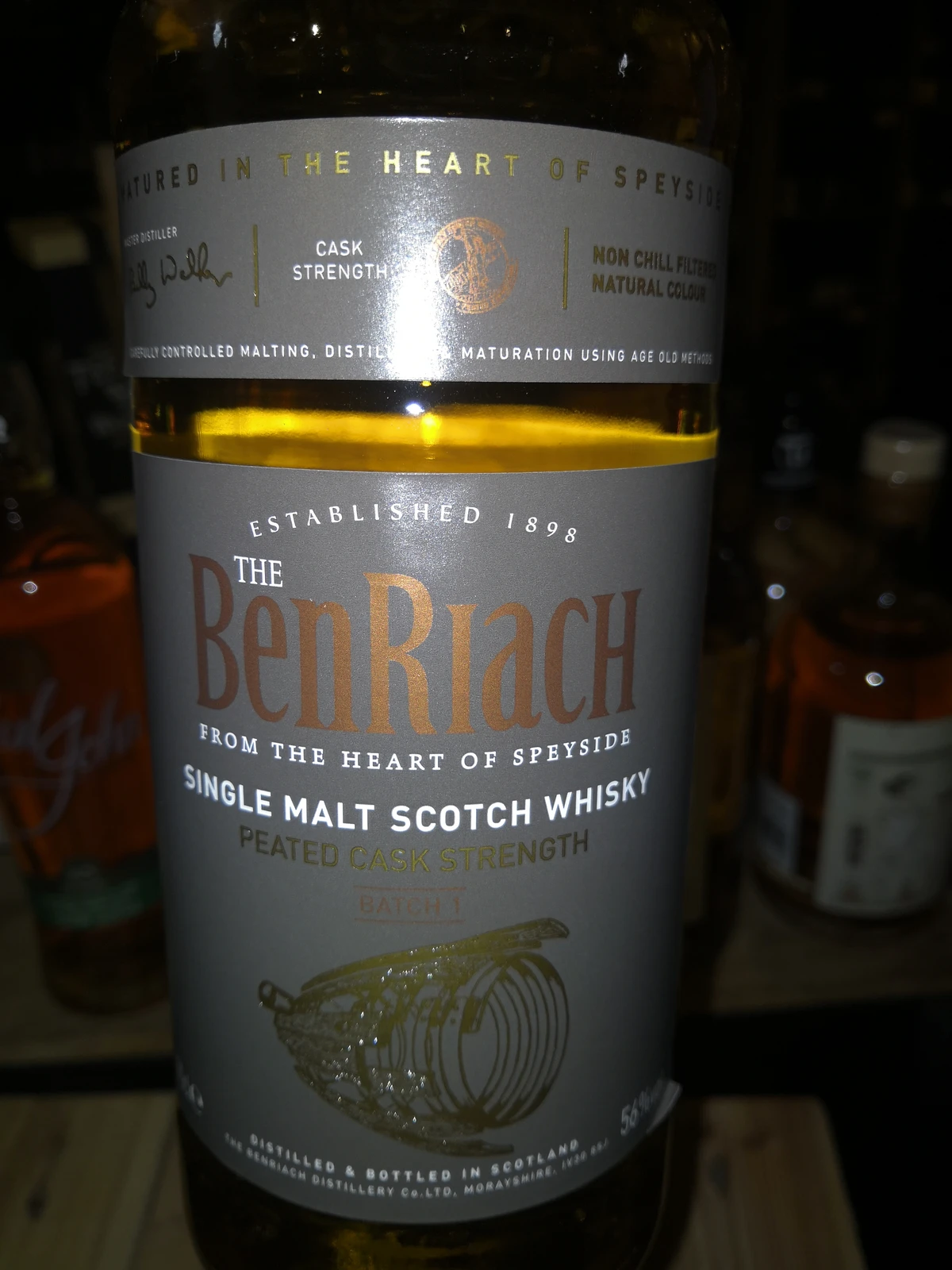 Benriach peated cask strength batch 1