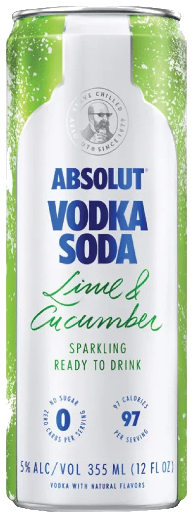Absolut Vodka Soda Lime & Cucumber