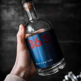 36 Short Blood Orange Vodka