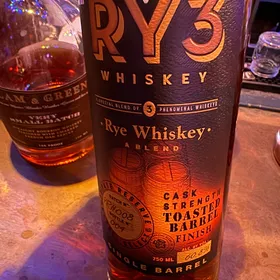 Ry3 Cask Strength Toasted Barrel Rye (Batch PR#008)