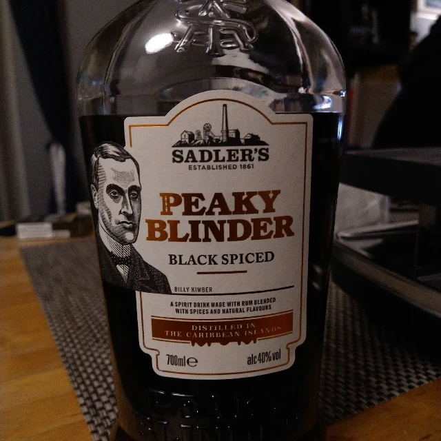 Sadler's peaky blinders black spiced