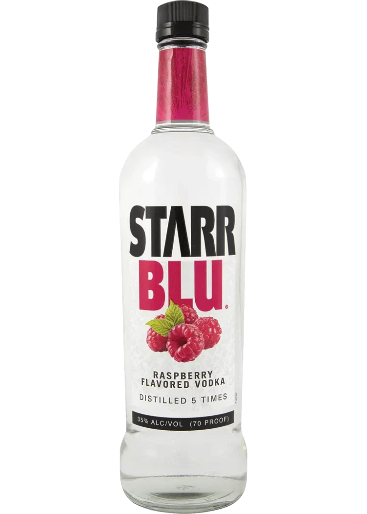 Starr Blu Raspberry Flavored Vodka