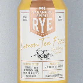 Sagamore Spirit Lemon Tea Fizz Rye Whiskey Cocktail