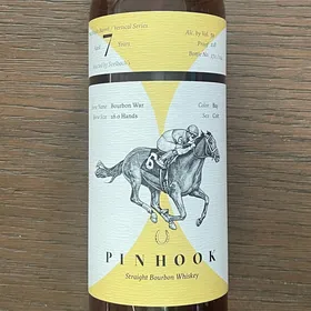 Pinhook Vertical Aged 7 Years Straight Bourbon Whiskey - Single Barrel - Selected by Seelbach's