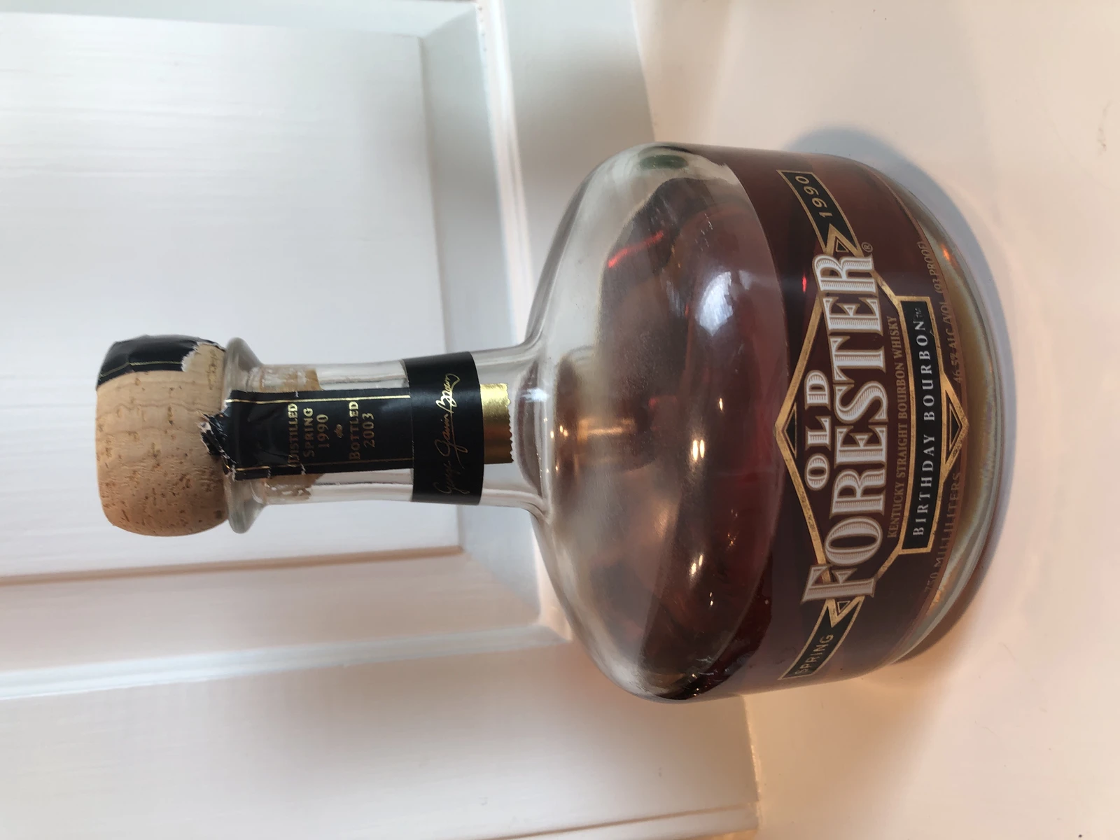 Old Forester Birthday Bourbon Spring 1990