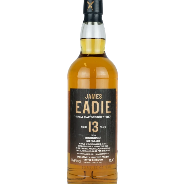 Inchgower 13 Year Old Amontillado Sherry Cask Finish, #354554 (James Eadie)
