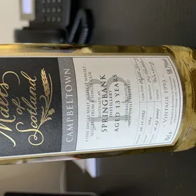 Springbank 1993 13 Year (Single Malts of Scotland)
