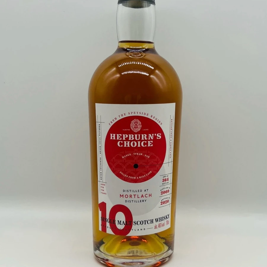 Mortlach 10 Year Old 2009 (Hepburn's Choice, Hunter Laing)