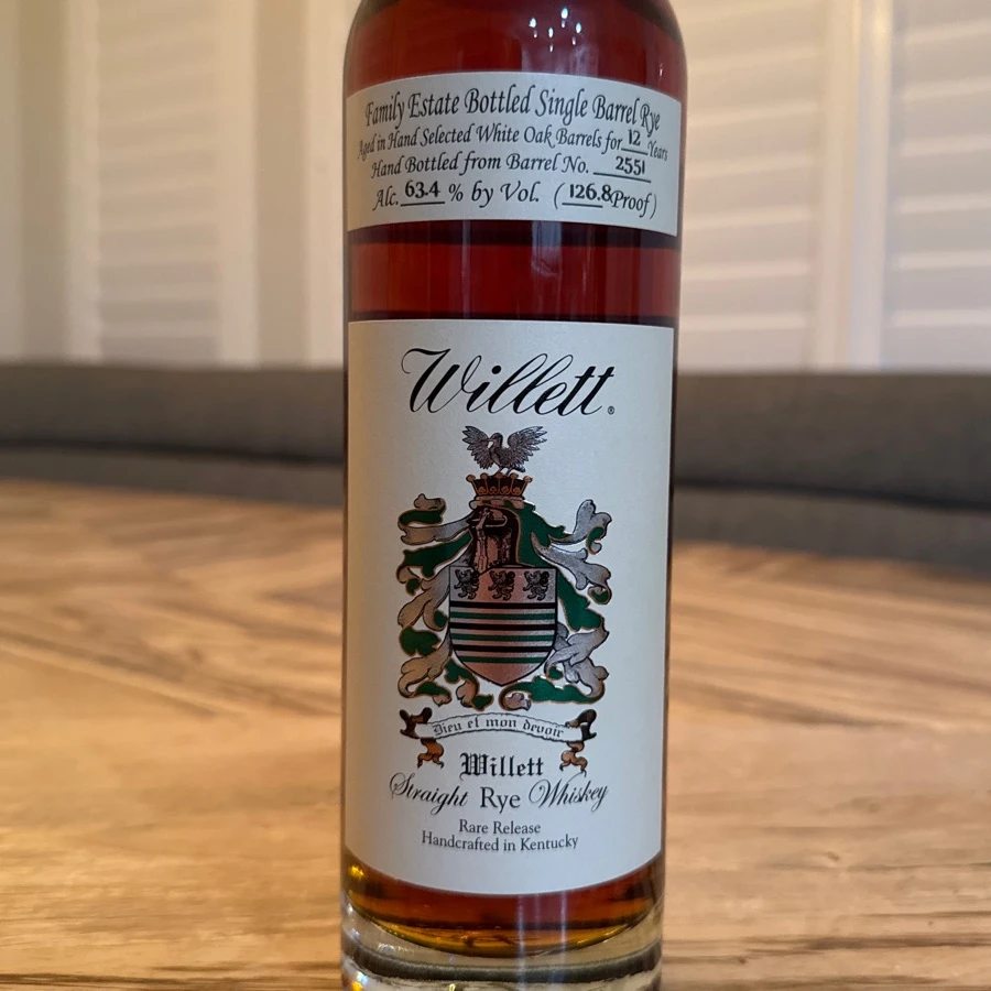 Willett Family Estate Single Barrel Kentucky Straight Rye 12 Year
(High and Rye)