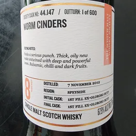SMWS 44.147 Worm Cinders