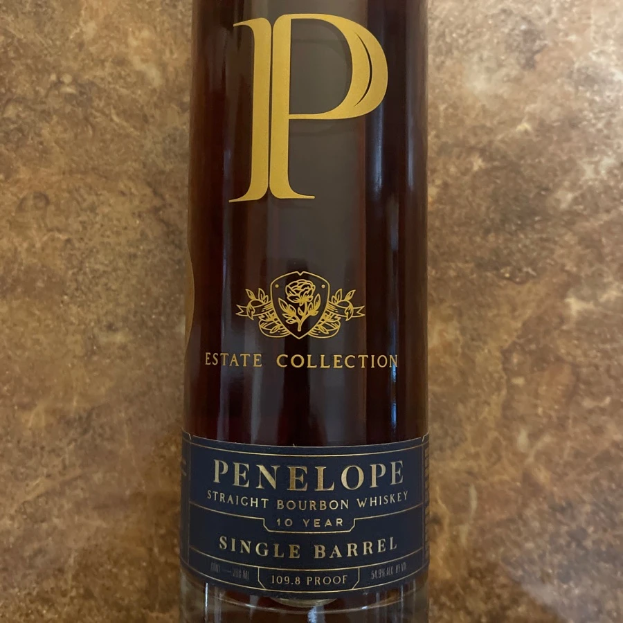 Penelope Straight Bourbon Whiskey 10 Year Single Barrel (2024 Estate Collection) - 109.8 Proof - Missouri Select