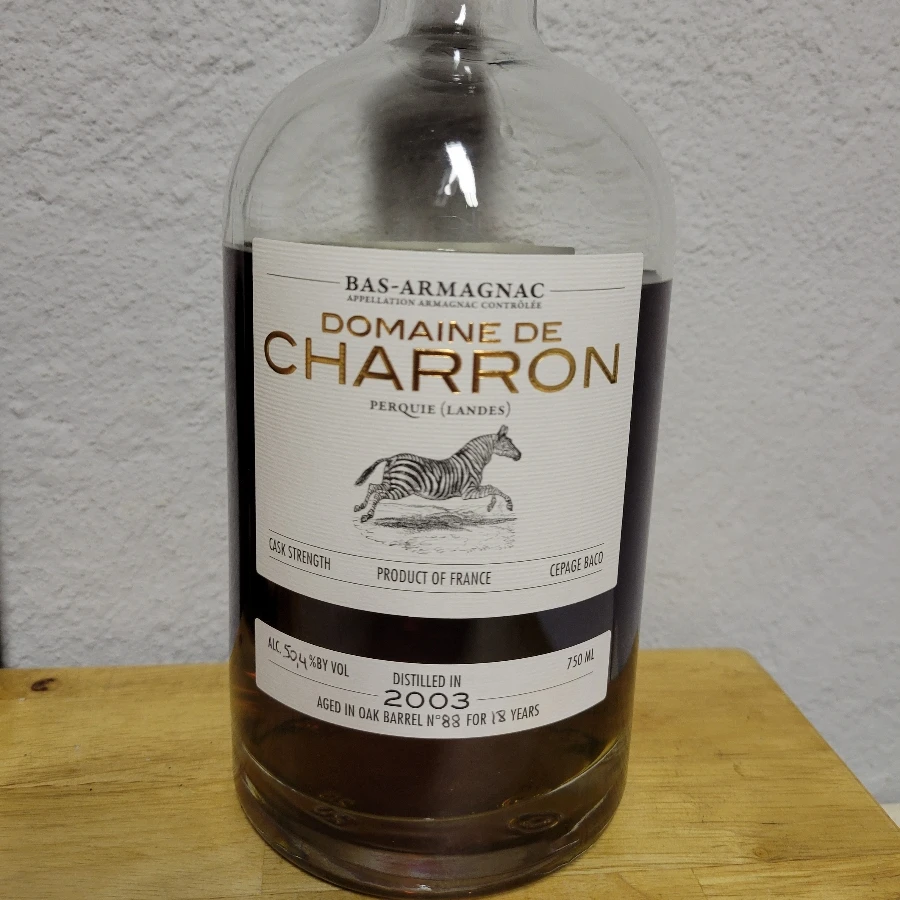Domaine De Charron 2003 Bas-Armagnac 18yr Baco (1940 Barrel Society)