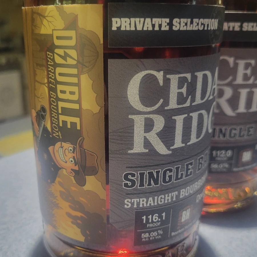 Cedar Ridge Single Barrel Double Barrel Bourbon Hunter 002 (Barrel X2.24.13 Double Oak)