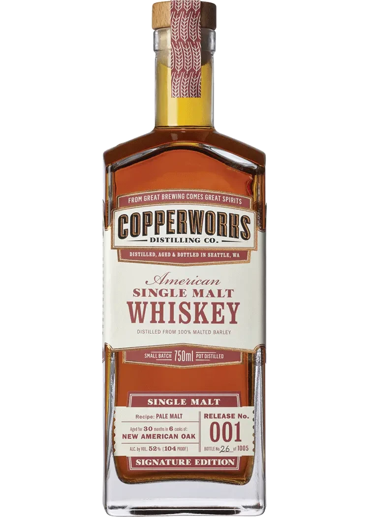 Copperworks American Single Malt Whiskey Single Cask No. 448