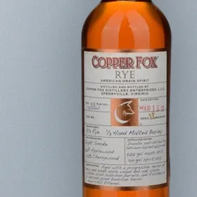 Copper Fox Original Rye Whiskey