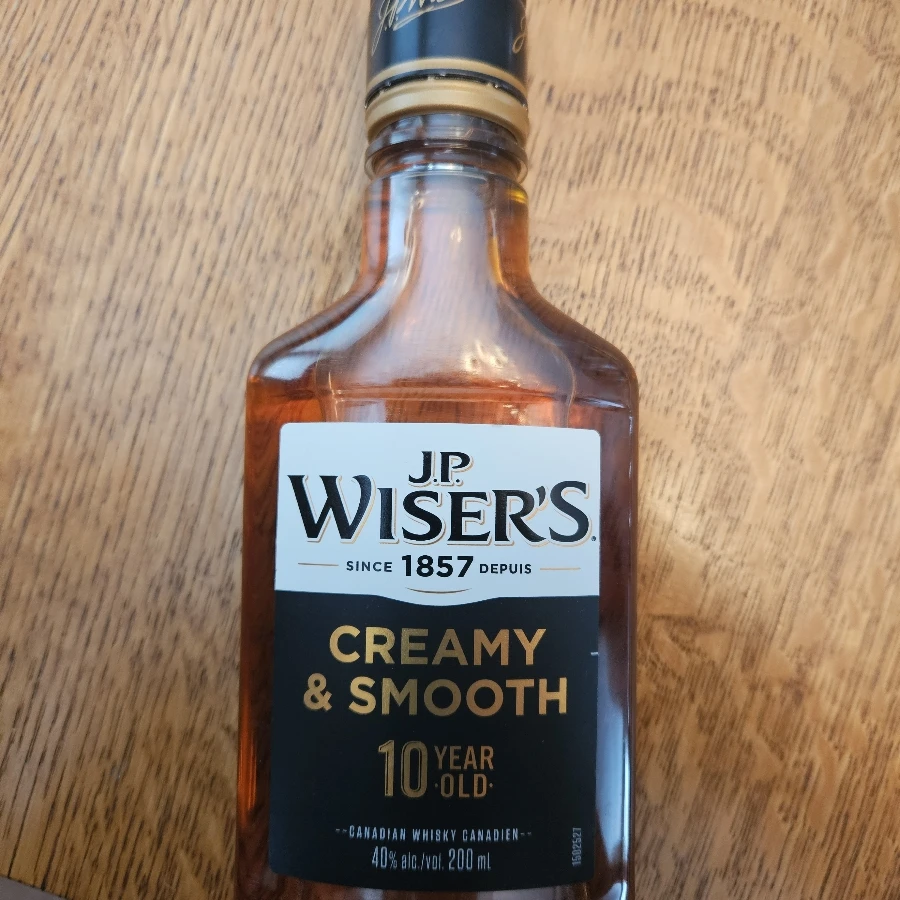 J.P. Wiser's Creamy & Smooth 10Y