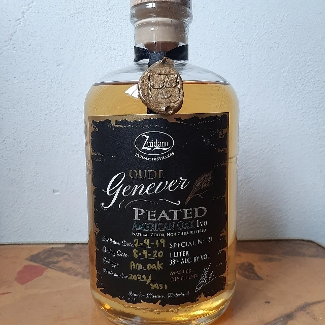 Zuidam Special No. 21 Oude Genever Peated American Oak 1 Year