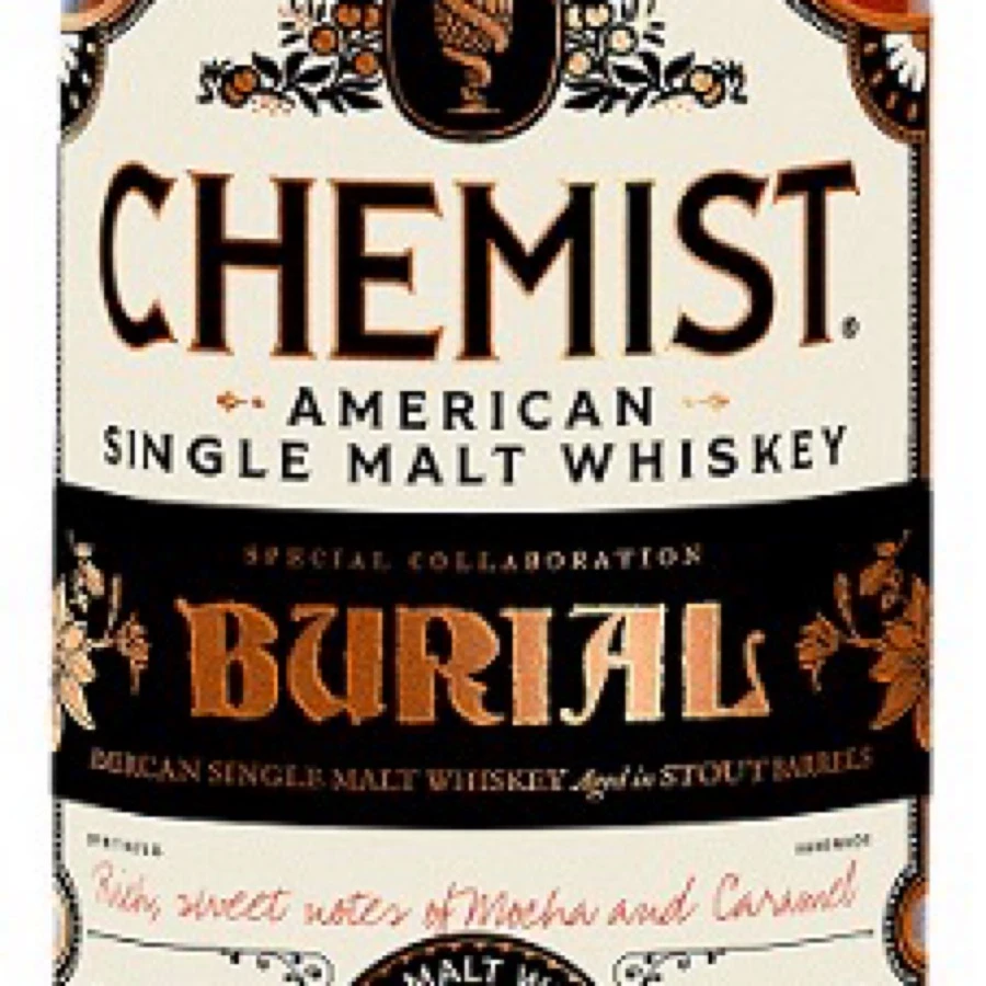 Chemist Burial American Single Malt Whiskey Aged In Stout Barrels