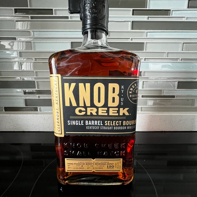 Knob Creek Single Barrel Select Bourbon (Binny's Beverage Depot) W-M F-3 R-21