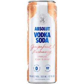 Absolut Vodka Soda Grapefruit & Rosemary